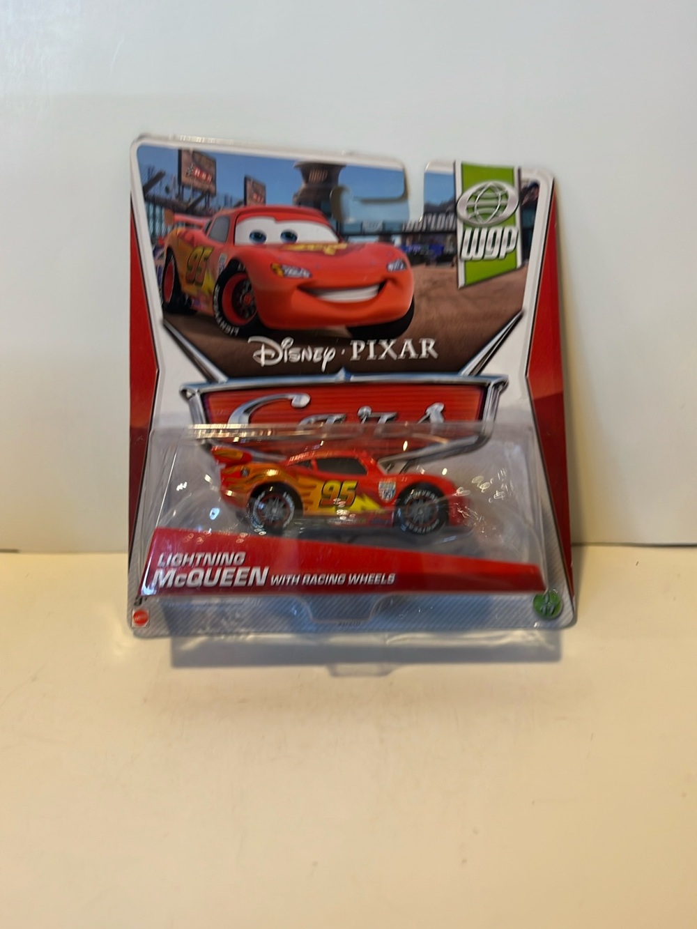 Disney Pixar Cars Lightning McQueen With Racing Wheels Toy